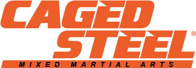 Caged steel mma website logo